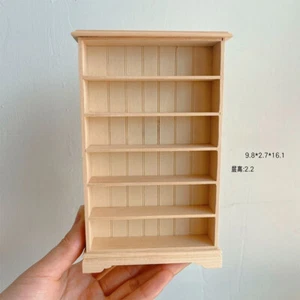 1/12 Scale Dollhouse Miniatures Furniture Bookcase Storage Cabinet Accessories - Picture 1 of 1