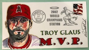 Troy Glaus M.V.P. 2002 Wild Horse Cachets FDC Event Cover #2/5 ARTIST PROOF ๐ฅ - Picture 1 of 5