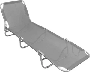 VivaGarden Lettino Prendisole Mare Giardino Alluminio 190x58x25h cm Verde - Foto 1 di 1