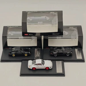 Master 1:64 Porsche 930 Turbo Black Bird Diecast Toys Car Models Collection Gift - Picture 1 of 31