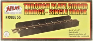 Atlas 2080 Plate Girder Bridge - Single Track - N Scale - Code 55 Rails - Picture 1 of 2
