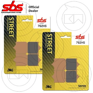 FRONT BRAKE PADS SBS 762HS SET x8 SINTER DUCATI 999 998 2003-2006 - Picture 1 of 2