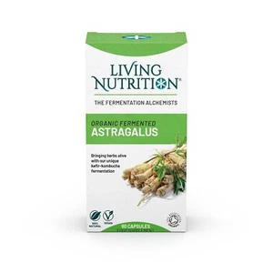 Living Nutrition Organic Fermented Astragalus, 60 Capsules - Picture 1 of 1