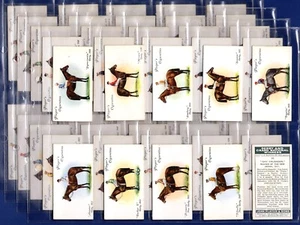 PLAYERS 1933 DERBY AND GRAND NATIONAL WINNERS CIGARETTE CARDS FULL SET OF 50 - Picture 1 of 2