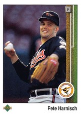 Pete Harnisch 1989 Upper Deck 744  Baltimore Orioles Rookie Baseball Card