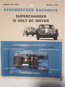 STROMBECKER RACEWAYS SUPERCHARGER 12 VOLT DC MOTOR N.O.S #8528 - Picture 1 of 2