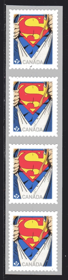 2013 Canada SC# 2678 - Superman 75 Years Comics Lot# C562 - M-NH strip of 4 - Image 1 of 1
