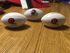 wahington redskins ceramic football bank, lot 3 - Picture 1 of 4