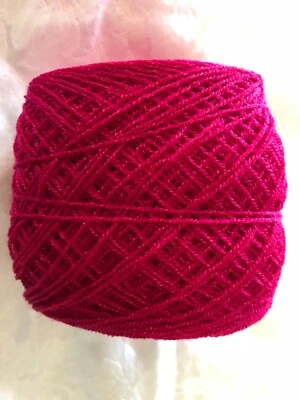 CRYSTAL*6 PACK*SAVE DISCOUNT 100gr Hilo Cristal -Crystal Yarn Acrylic NO GLITTER - Image 1 of 4