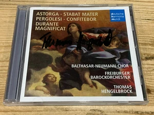 Signed by THOMAS HENGELBROCK Durante Magnificat Astorga Stabat Mater DHM CD - Bild 1 von 2