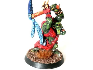 A3 WARHAMMER AOS ORRUK WARCLANS ARMY - ORC SHAMAN PAINTED METAL MODEL - Picture 1 of 3