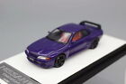 Tm 1/64 Scale Nissan Gtr R32 Purple Diecast Car Model Toy Gift Collection