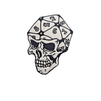 Skull Patch Numbers Head Heat Adhesive Clothes Iron Skull patch Number - Image 1 of 2