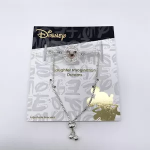 Disney Mickey Mouse Embellished Adjustable Charm Bracelet - Picture 1 of 7