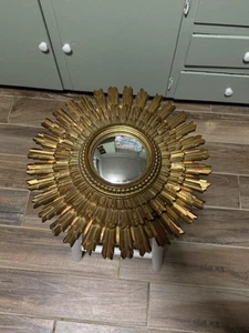Vintage Sun Burst Mirror 15.75 inches Across - Picture 1 of 10