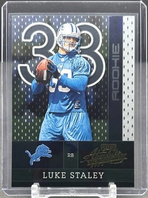 2002 PLAYOFF ABSOLUTE MEMORABILIA NFL Football #169 Luke Staley Lions RC /1500 - Image 1 of 2