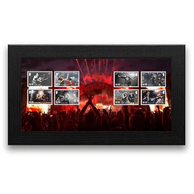 AC/DC Framed Stamps from Royal Mail - Image 1 of 4