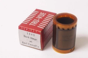 C13274~ 3D Tru-Vue BACK STAGE AT EARL CARROLL’S No. 1303 c.1940s - Picture 1 of 1