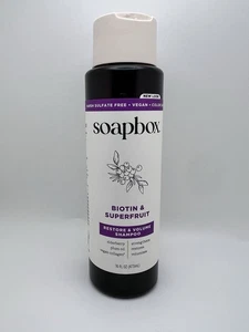 Soapbox Biotin & Superfruit Restore & Volume Shampoo 16 oz - Picture 1 of 3