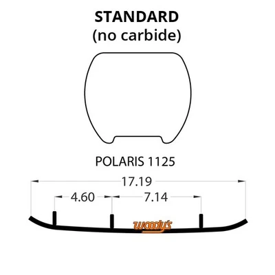 Woodys Wear Bar for 2011 - 2013 Polaris FS IQ Widetrack Snowmobile - Image 1 of 2