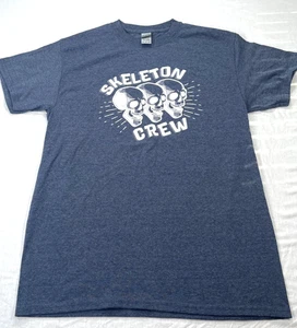 Camiseta Skeleton Crew Halloween Para Hombre M Mediana Nueva Sin Etiquetas Azul - Imagen 1 de 8
