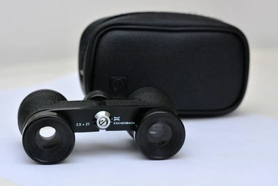 Eschenbach Opernglas Fernglas mit Ledertasche 2,5 x 27 - Bild 1 von 4