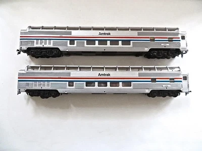HO Bachmann 1254 Full Dome Amtrak Phase I 85' Budd Passenger Car Low Shipping - Image 1 of 4