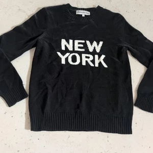 Maglione girocollo Ellsworth & Ivey Blond Genius nero piccolo Nantucket New York - Foto 1 di 11
