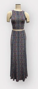 Nordstrom Design Lab Dress Women Small/Medium 2 Pc. BodyCon Stretch Coastal - Picture 1 of 15