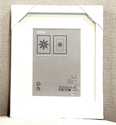 Marco IKEA RIBBA Blanco 7" x 9" o 4" x 6" Marco de Fotos, Nuevo 501.429.69 Foto 1 de 3