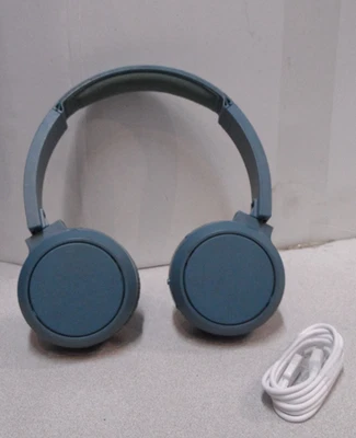 PHILIPS TAH4205XT BLUE WIRELESS BLUETOOTH LIGHTWEIGHT HEADPHONES 4000 SERIES - Image 1 of 4
