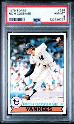 ¡Topps #225 Rich Gossage 1979 PSA 8!!! Foto 1 de 3