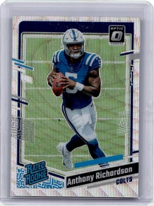 2023 Panini Donruss Optic Rated Rookie Anthony Richardson Wave Prizm /300 RC SP - Picture 1 of 2