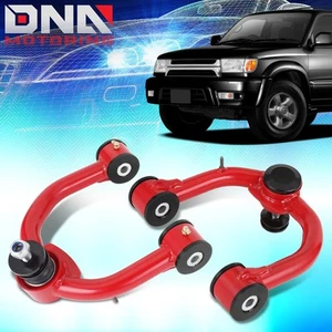 For 1995-2004 Toyota 4Runner Tacoma 2"-4" Lift Front Upper Control Arms Red - Picture 1 of 5