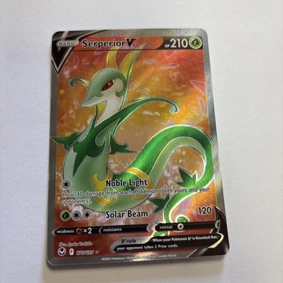 Serperior V (Full Art) 170/195 Swsh12: Sword & Shield - Silver Tempest Holo - Image 1 of 2