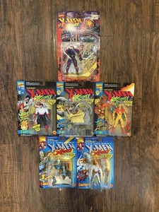 Vintage X-Men Konvolut 6 Xforce Figuren Pyro | Shatterstar | Mojo | Cable | Black Tom - Bild 1 von 8