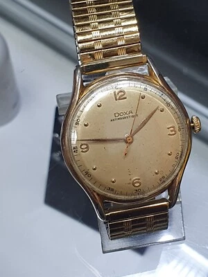 Vintage DOXA S.A. Antimagnetique Gold Plated Swiss Made Watch - Image 1 of 4
