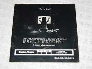 Poltergeist Handbuch für Tandy TRS-80 Radio Shack NUR - Bild 1 von 3