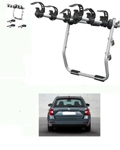PORTABICI POSTERIORE 3 BICI PER SKODA OCTAVIA SW ANNO 2018 BICI UOMO DONNA - Imagen 1 de 5