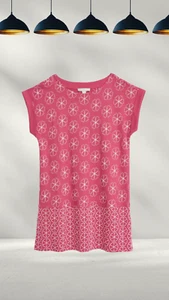 Ex White Stuff Women’s Short Sleeve Tunic In Pink Carmela (A Bit Defect) - Picture 1 of 1