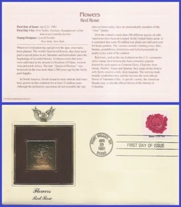 USA8 #1876 U/A RÉPLICA DORADA FDC Rosa - Imagen 1 de 1