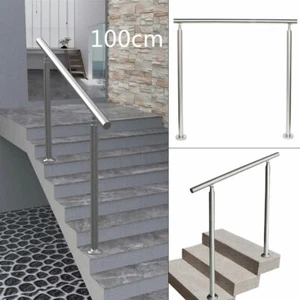 100cm Garden Steps Handrail Cross Bar Mobility Rail Safety Grab Rail Outdoor 1mm - Picture 1 of 12