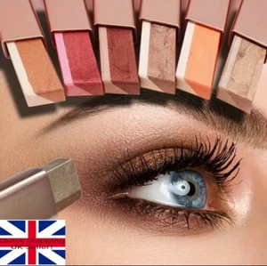 2Pcs Eyeshadow Two Tone Gradient Eyeshadow Stick Waterproof Long Lasting Makeup - Picture 1 of 17