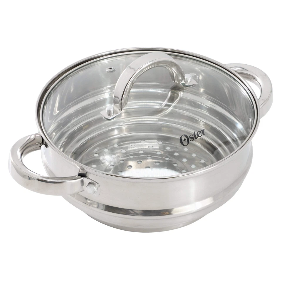 Oster Sangerfield 8 Inch Universal Stainless Steel Steamer with Lid