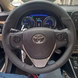 Cubierta de volante de coche personalizada para Toyota 2013-2018 Corolla 2014-19 Corolla iM - Imagen 1 de 6