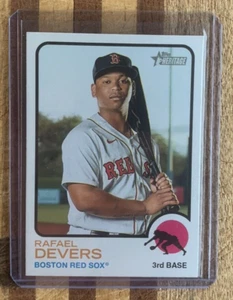2022 Topps Heritage RAFAEL DEVERS #34 - Red Sox - Picture 1 of 2