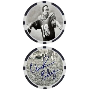 Chuck Ealey Toledo College Football Hall of Fame Chip - SIGNED - Picture 1 of 2