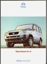 Tata Sumo 4x4 2007-08 Exportmärkte Einzelblatt Verkaufsbroschüre in englischer Sprache
