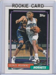 ALONZO MOURNING ROOKIE CARD 1992/93 Topps GOLD VERSION $$ RC Basketball HORNETS! - Bild 1 von 2