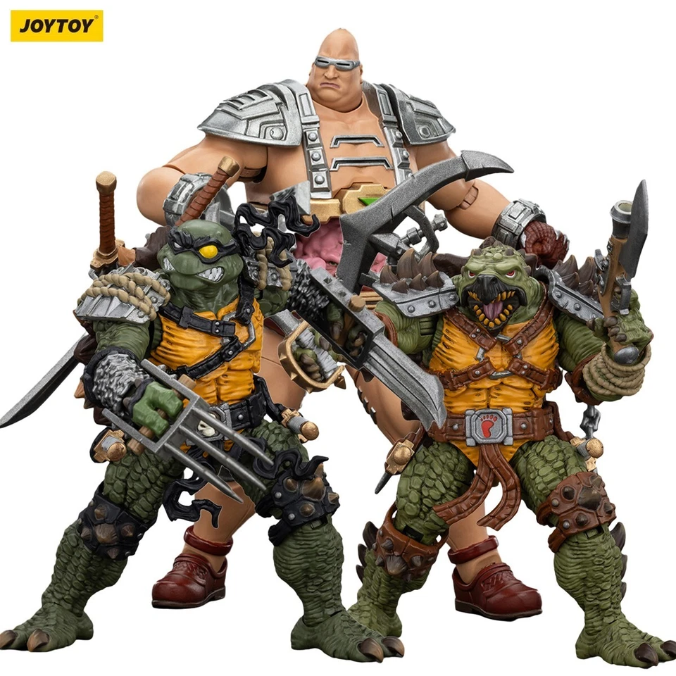Figura de acción JOYTOY TMNT 1/18 Krang Slash Tokka Teenage Mutant Ninja Turtles Foto 1 de 4